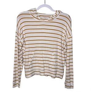 American Eagle 🦅 Soft and Sexy Plush Striped Hoodie